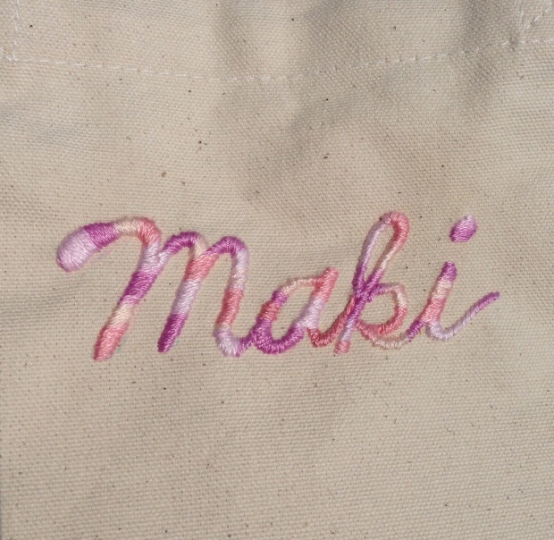 オーダー頂いたname刺繍トート☆Maki : tetemade