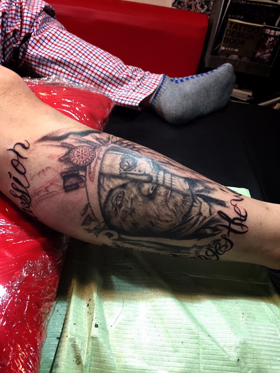 千葉 刺青 タトゥー Tattoo B G ネイティヴアメリカン 2face Tattoo Studio Japan 千葉県木更津市 刺青処 聖針