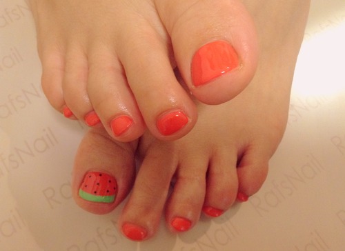 スイカ フットネイル Rafs Nail ラフズネイル ブログ スイカ フットネイル Rafs Nail ラフズネイル ブログ