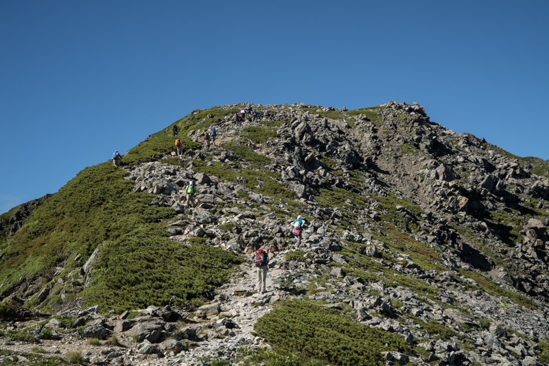 北岳　間ノ岳登山記②_e0341336_1032114.jpg