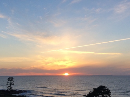 東北 日本海の夕陽を見たくて…♪… - しあわせ磁石