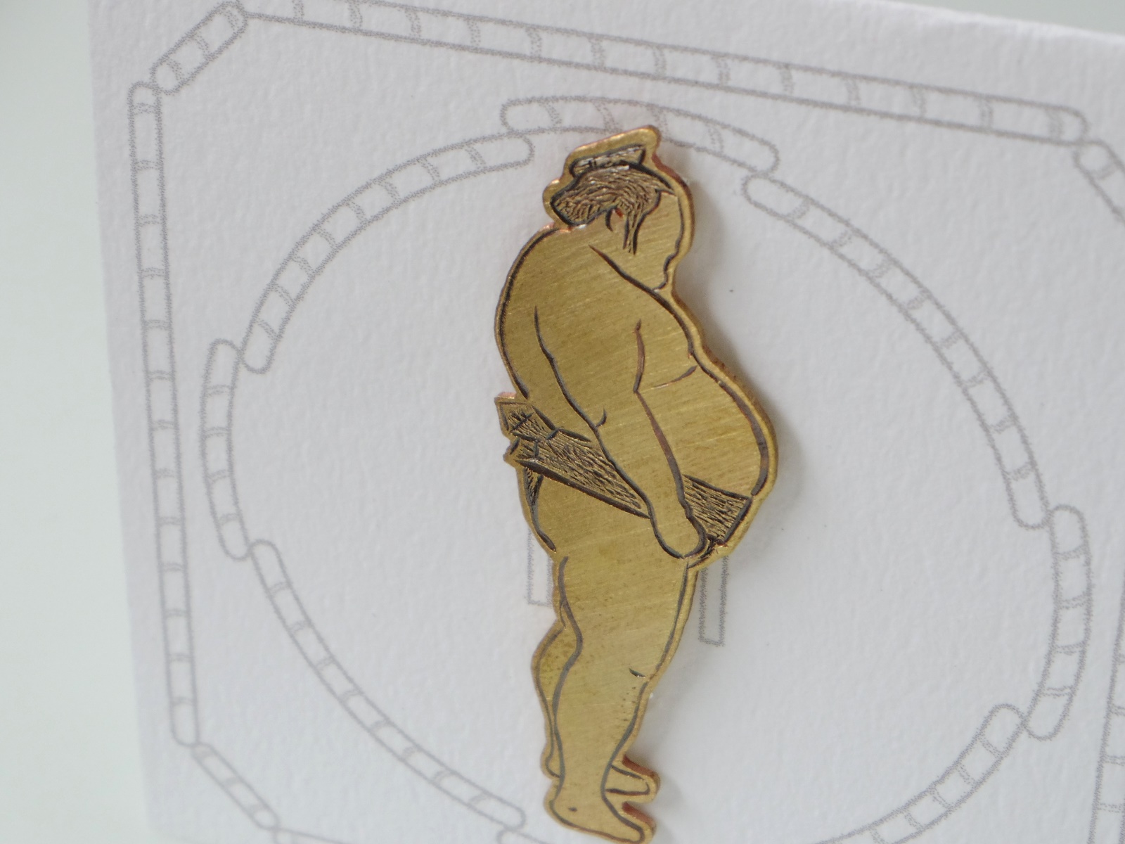 商品番号01 お相撲さんブローチ 横姿 価格 7 500 金属少女帯 Gallery 子の星 商品番号01 お相撲さんブローチ 横姿 価格 7 500 金属少女帯 Gallery 子の星