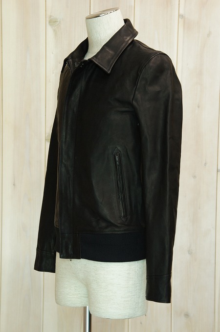 ミリタリーテイストをミックス！LOUNGE LIZARD/ラウンジリザード・No.0183 OIL WAX CALF LEATHER BLOUSON☆そして、糖質。_b0108653_02575188.jpg