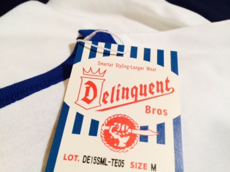 Delinquent Bros 『 \"SIDES\" 2TONE TEE 』_f0093885_15413531.jpg