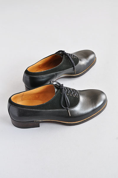 Calf Black × Suede Black Balmoral Shoes_d0120442_15434394.jpg