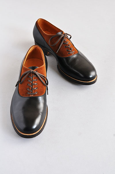 Calf Black × Suede Black Balmoral Shoes_d0120442_15453862.jpg