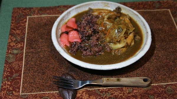 夕飯はカレー_e0166355_20281910.jpg