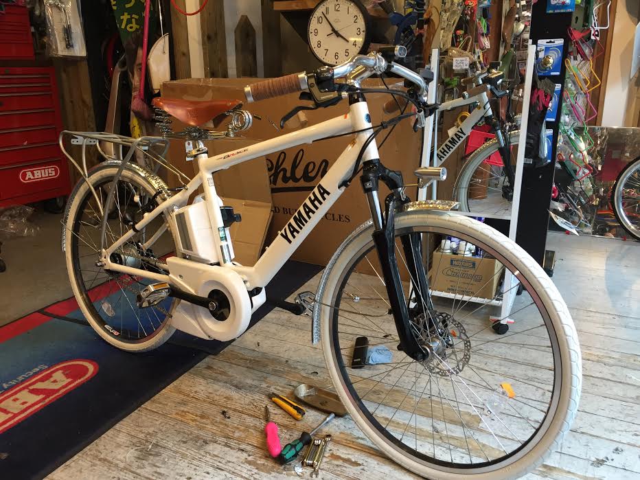 8月4日 渋谷 原宿 の自転車屋 FLAME bike前です_e0188759_1835863.jpg