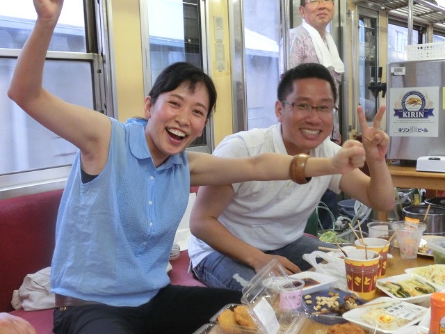 久しぶりに乗って満喫「がくちゃん ビール電車」_f0141310_7114048.jpg
