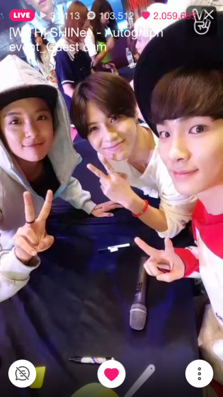 With Shineeサイン会編 このアプリすごい くちびるにトウガラシ