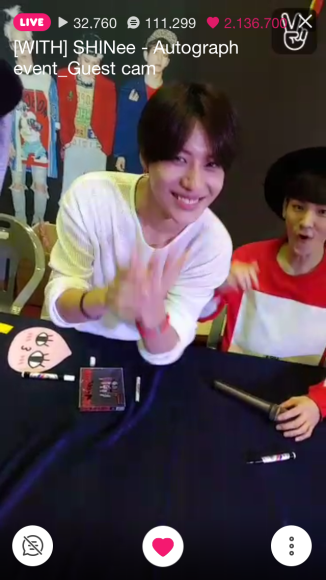 With Shineeサイン会編 このアプリすごい くちびるにトウガラシ