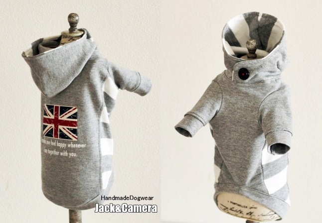 techichiさんのとっくりパーカー : ハンドメイド犬服 Jack＆Camera