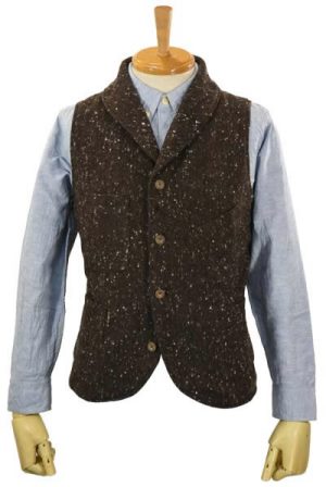 Dry Bones 『 Wool Tweed Shawl Collar Vest 』_f0093885_1514372.jpg