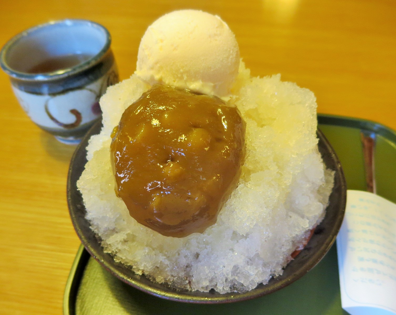 竹風堂の「クリーム栗みぞれ」 @旧軽井沢_f0236260_2314692.jpg