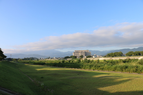 朝の散歩はいつものコース　８月９日（立秋・初候）　涼風至る・・・１_c0075701_1446581.jpg