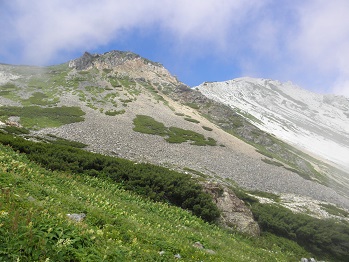 不帰の嶮、唐松岳 1日目_d0032405_23175698.jpg