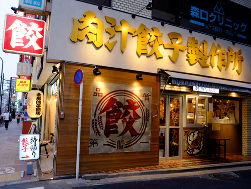 「練馬　ダンダダン酒場練馬店　焼餃子、パクチーサラダ」_a0000029_1649444.jpg