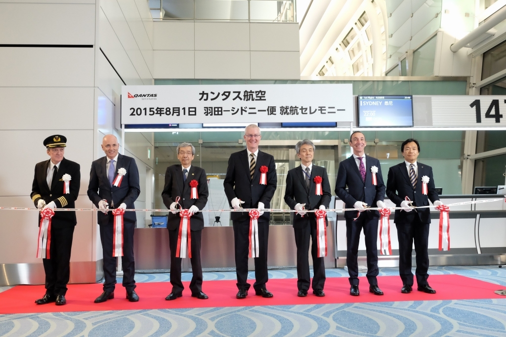 カンタス航空　羽田へ37年ぶりのフライト！シドニーダイレクトスタート_f0050534_11163913.jpg