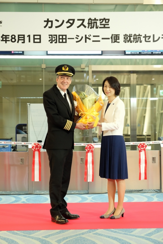 カンタス航空　羽田へ37年ぶりのフライト！シドニーダイレクトスタート_f0050534_11163996.jpg
