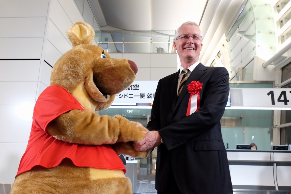 カンタス航空　羽田へ37年ぶりのフライト！シドニーダイレクトスタート_f0050534_11164095.jpg