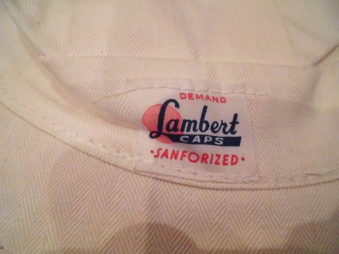 50\'s　DEAD　STOCK　Lambert　HBT　Engineer　Cap　NOS　②_e0187362_14172221.jpg