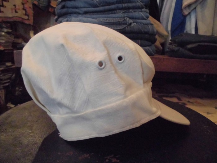 50\'s　DEAD　STOCK　Lambert　HBT　Engineer　Cap　NOS　②_e0187362_14185219.jpg