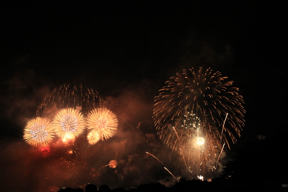 2015年 大津駐屯地から見る琵琶湖花火大会_d0202264_1571755.jpg