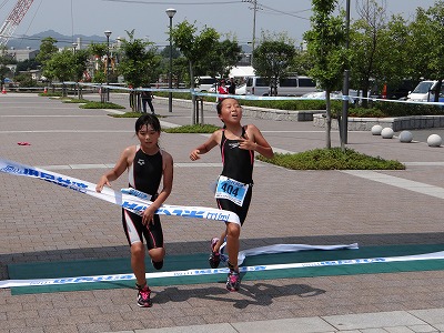 第10回倉敷ジュニアトライアスロン大会 梨っ子アスリート 泳いで 漕いで 走る 第10回倉敷ジュニアトライアスロン大会 梨っ子アスリート 泳いで 漕いで 走る