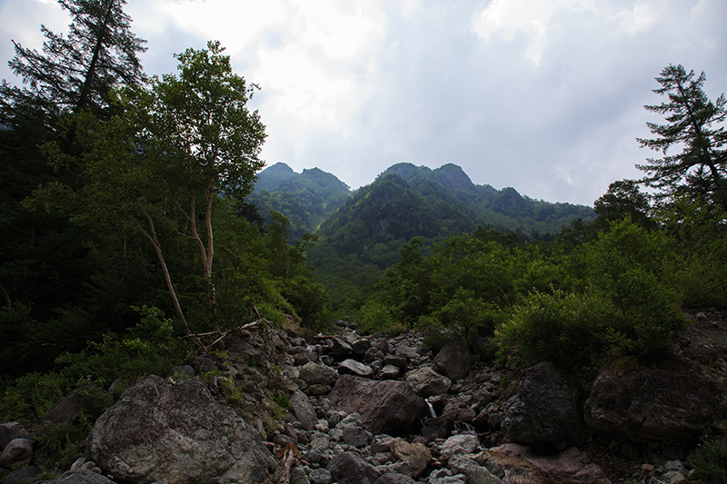 2015.8.4-7 　北鎌尾根→槍ヶ岳→奥穂高岳→西穂高岳　一日目（上高地→北鎌尾根）_b0229469_84353.jpg