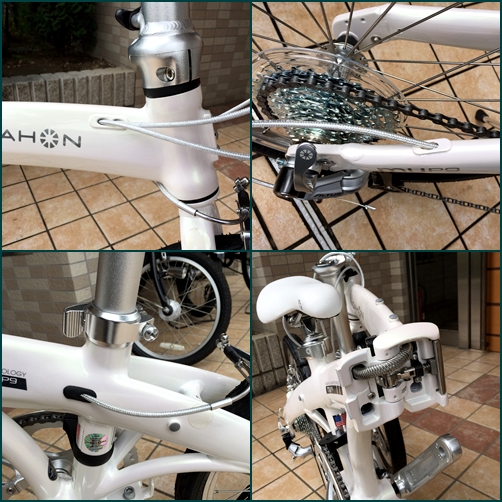 ダホン　ミュー　p9  折りたたみ　自転車　2016年型 折りたたみ自転車 ダホン Mu P9 2016モデル 東京・銀座の自転車