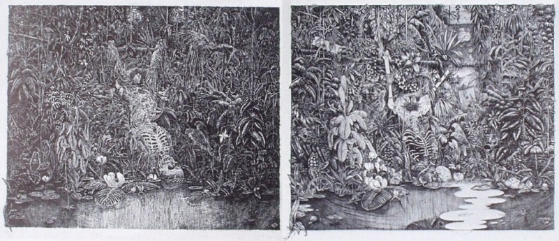 フィリップ・モーリッツの銅版画「L'Anachorète」（1984）&「Vérole 