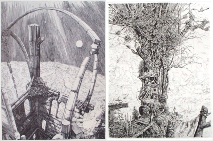 フィリップ・モーリッツの銅版画「L\'Anachorète」（1984）&「Vérole」（1985）_a0155815_12525583.jpg