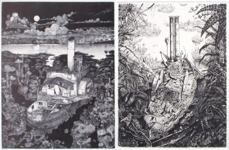 フィリップ・モーリッツの銅版画「L\'Anachorète」（1984）&「Vérole」（1985）_a0155815_12533346.jpg