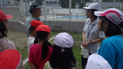 南材木町小学校５年生　学校の森活動１回目_c0355655_15102424.jpg