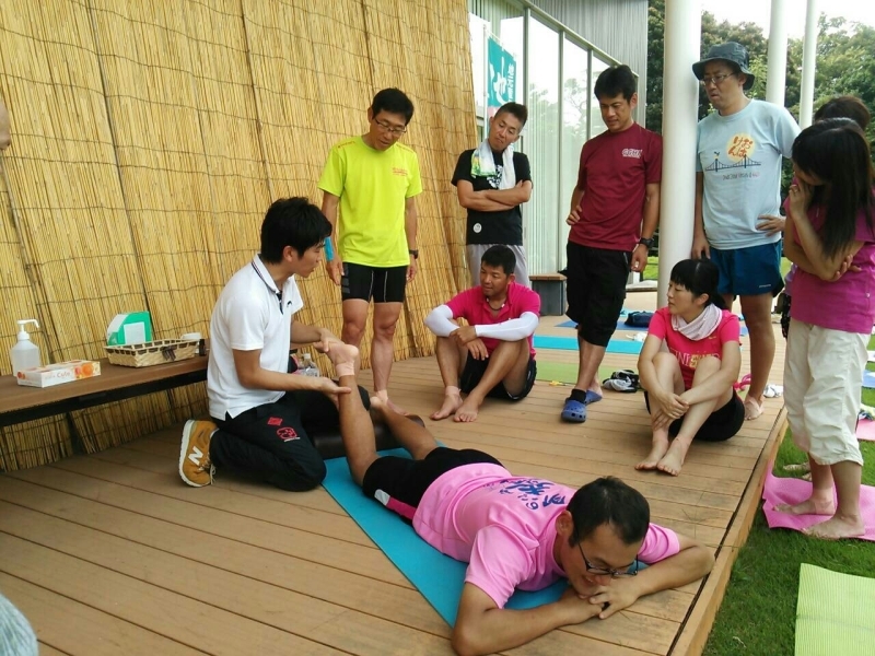 アロマセミナー、アスリートケア!_e0326688_18071073.jpg