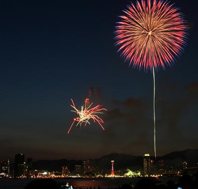 神戸海上花火大会2015　その1　ポートタワーの灯が消えるまで_b0051598_2139796.jpg