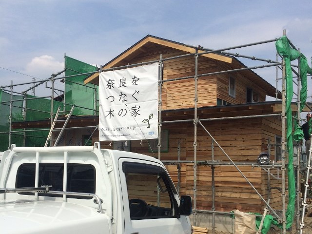 法華寺町の家　進捗状況6_a0116442_1838464.jpg