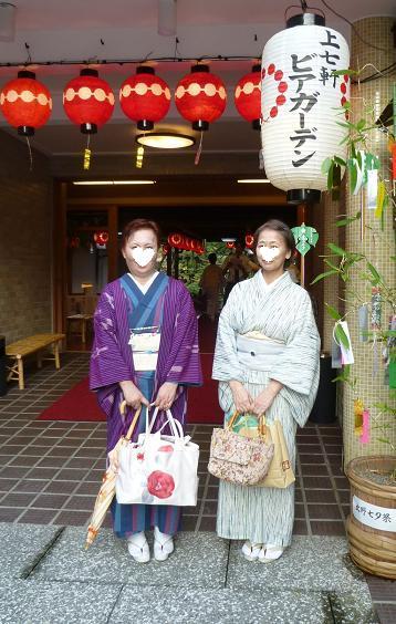 上七軒・藍染の着物のお客様・パリの裏道散策。_f0181251_16484814.jpg
