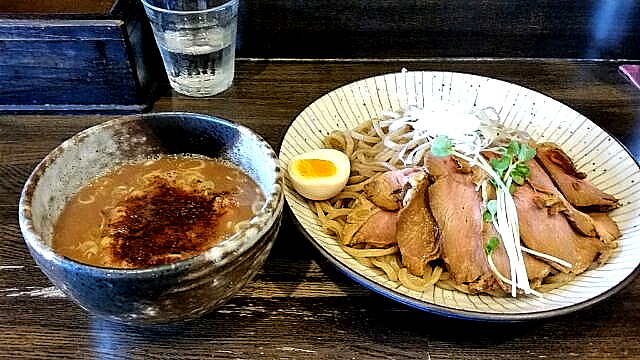 自己流ラーメン 綿麺　つけ麺_e0208833_20283284.jpg