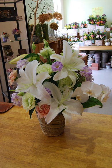 お供えのお花_a0201358_14103366.jpg