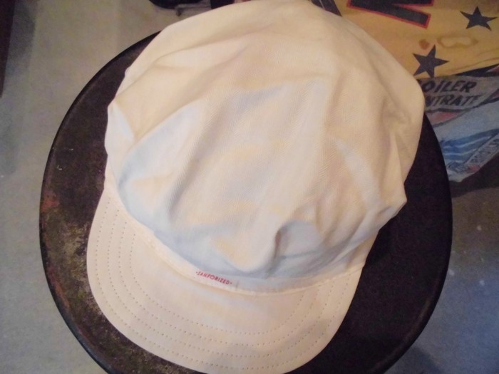 50\'s　DEAD　STOCK　Lambert　HBT　Engineer　Cap　NOS　④_e0187362_14131260.jpg