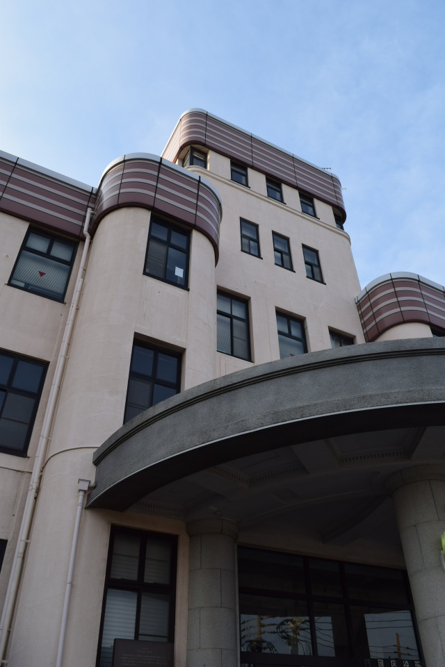 福岡県北九州市の門司区役所(昭和モダン建築探訪)_f0142606_1431643.jpg