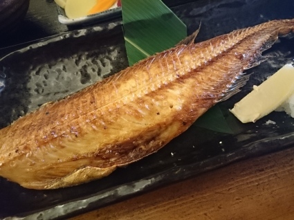 8/16 縄文の湯 喫茶処(きっさこ) 釜炊きごはん+北海ほっけ焼き@府中市_b0042308_23420116.jpg