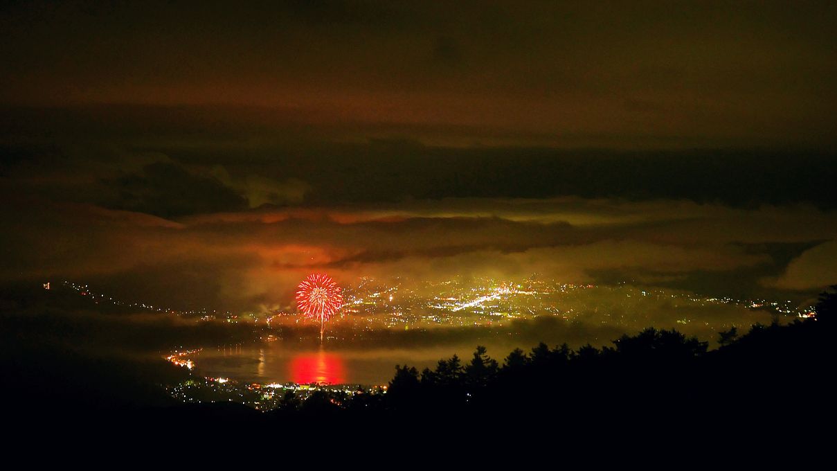 諏訪湖の花火２０１５年 やっと見たぞ 私のデジタル写真眼