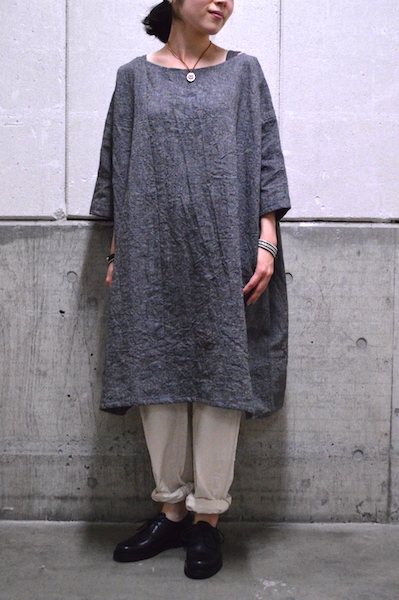 《Juillet a Sapporo》第3弾 LINEN BIG TUNIC_c0102137_19432556.jpg