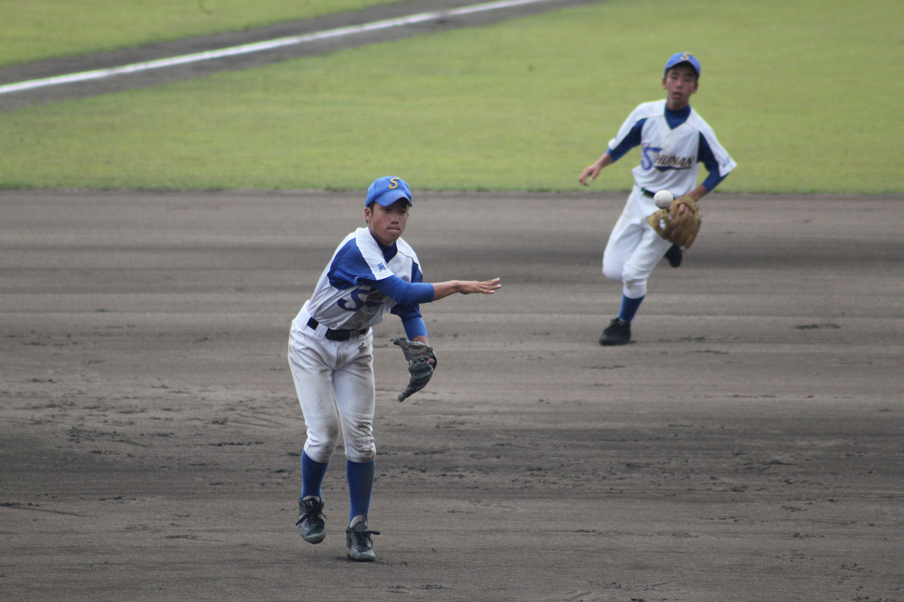 周南クラブ三年Aチームvs防府クラブ（第3回津田恒美杯中学軟式野球大会）_b0341242_23214837.jpg