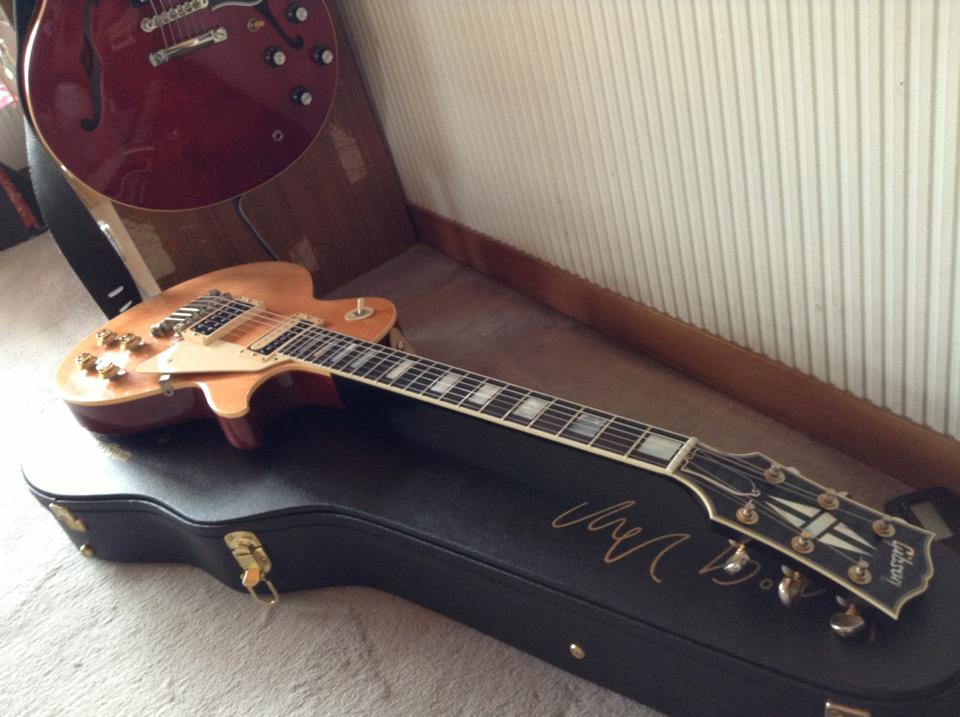 ギャラン GALAN レスポール 虎目 LEAD ROCK レッド（Les Paul
