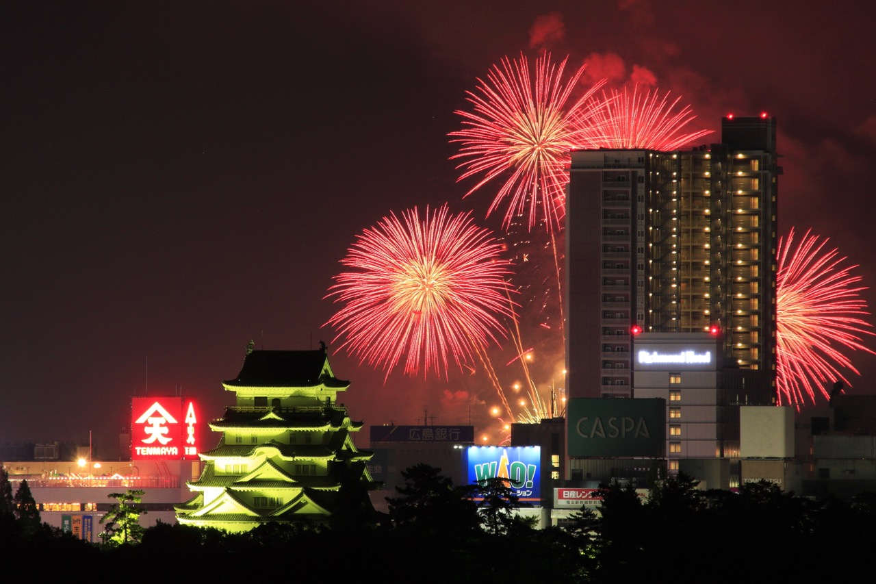 福山夏まつり15 あしだ川花火大会 写真ブログ 四季の詩