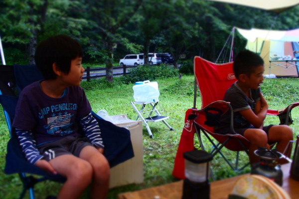 夏の湯西川キャンプ② 清流遊びで恐怖の再会_c0122670_07221007.jpg