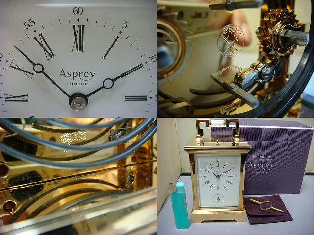 アンティーク　英国王室御用達　ＡＳＰＲＥＹ　アスプレイ　置き時計_a0167071_2024043.jpg